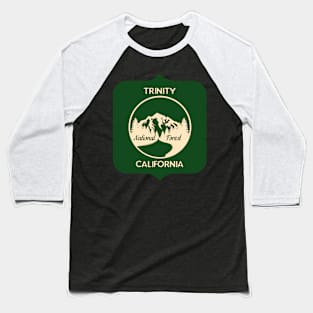 Trinity National Forest California Baseball T-Shirt